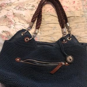 The Sak Hobo Purse Navy Blue